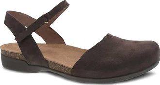 Dansko Womens Rowan Closed Toe Sandal In Chocolate