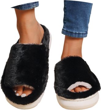 Generic Ladies Slippers Size 8 Bride Mens Memory Foam 9 6 Womens Mens Womens Winter Insulated Closed Toe Flat Bottom Soft Fleece Lined for Indoor Comfort and 