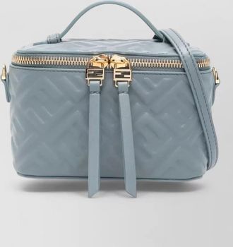 Fendi vanity nappa leather crossbody bag ff motif