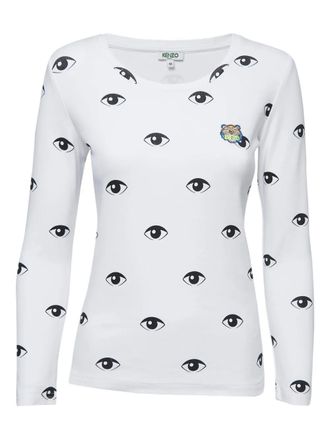 Kenzo T-shirt con stampa - Bianco