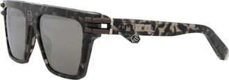 Philipp Plein Philipp Plein Unisex 56 mm Black Sunglasses