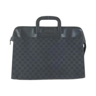 Gucci Pre-owned Canvas gucci-bags - Heren - Vintage Handtas - Zwart - ONE Size - Vintage