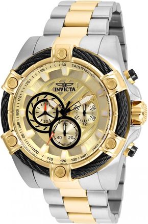 Invicta Bolt Chronograph Gold Dial Mens Watch 25518