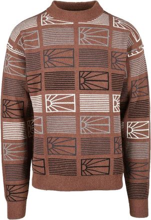 Rassvet Brown Wool Mohair Blend Sweater