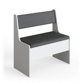 Vicco Banco De Comedor Roman, Blanco, 76.6 X 41.5 Cm Vicco