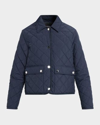 Kiton Single-Breasted Quilted Overcoat