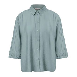 Street One Dames, Blouses & Shirts, Groen, Maat: S