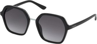 Guess Gu 7557 Zonnebril - Dames - Zonnebrillen - Zwart - 54 MM - Accessoires