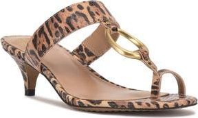 Vince Camuto Kimena Toe Loop Sandal in Black/Natural at Nordstrom Rack, Size 6