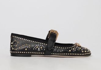 Versace Ballet Flat VERSACE Woman color Black