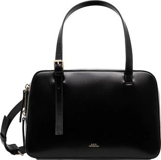 A.P.C. Virginie Box Bag - Dames - Handtassen - Zwart - ONE Size - Leer - Tassen