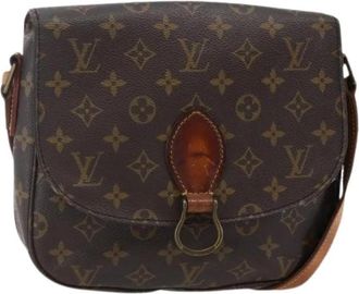 Louis Vuitton Pre-owned Vintage Cross Body Bag - Dames - Vintage Schoudertas - Bruin - ONE Size - Vintage