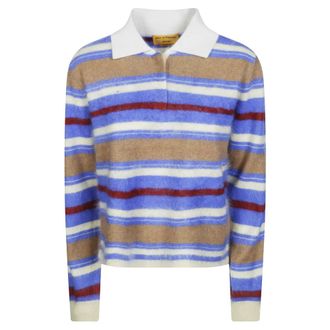 Guest In Residence Grizzly Cropped Rugby - Tops - Mujer - Multicolor - XS