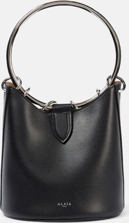 Alaia Ring Medium leather bucket bag