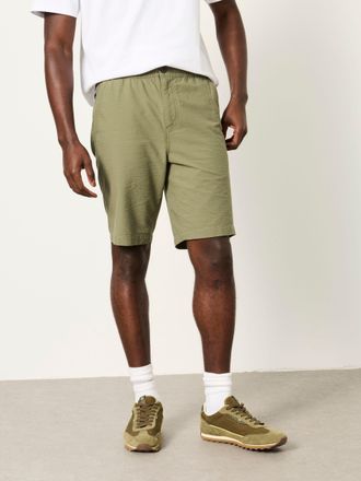 Fat Face FatFace Selsey Green Haze Seersucker Pull On Shorts