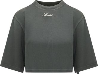 Amiri Black Logo Crew Neck T-Shirt