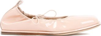Simone Rocha Heart Toe Lace-Up Ballerina