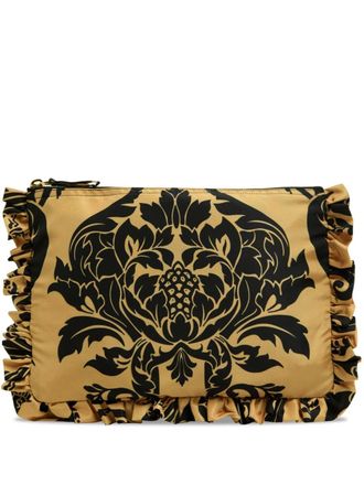 La DoubleJ Clutch con stampa Cherubs - Oro
