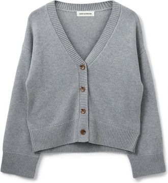 Sofie Schnoor Cardigans - Dames - Vesten - Grijs - XS - Leer - Truien & Vesten