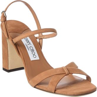 Jimmy Choo London Elsy 85 Suede Sandal
