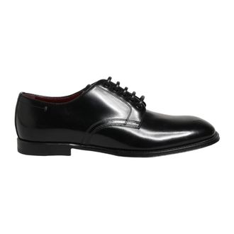 Dolce & Gabbana Business Shoes, male, Black, Size: 7 US Derby Dress Shoes
