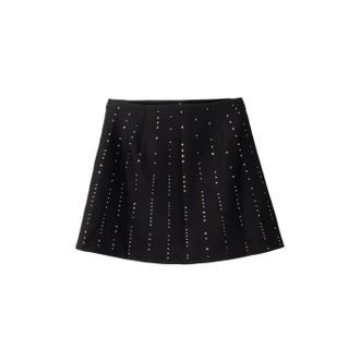 Viktor & Rolf Stud-Embellished Skirt - Black