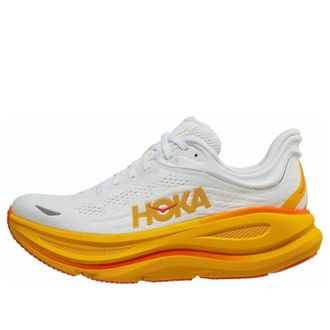 Hoka One One (WMNS) HOKA ONE ONE Bondi 9 White Orange 1162012-FNF