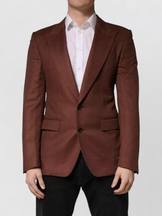 Dolce & Gabbana cashmere single-breasted blazer