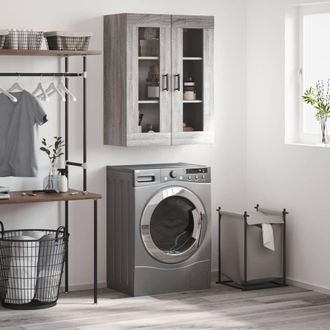vidaXL Armario De Pared Gris Sonoma 69,5x34x90 Cm Vidaxl