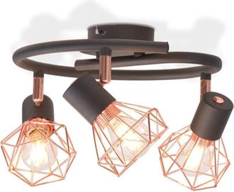 vidaXL Ceiling Lamp with 3 led Filament Bulbs 12 w Vidaxl