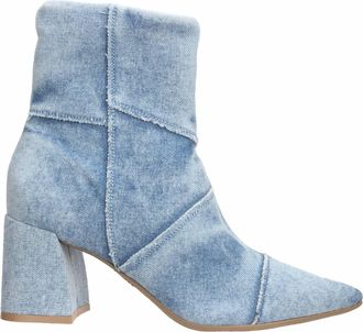 Love Rio Womens Maron Ankle Booties In Denim Blue