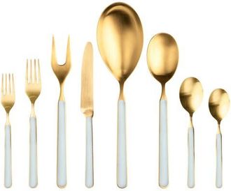 Mepra Fantasia Ice Gold Flatware Set - 43 Pieces in Light Blue at Nordstrom