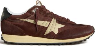 Golden Goose Silk And Nylon Panelled Lace Sneakers