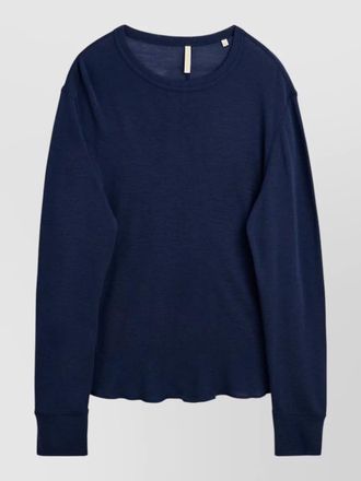 Sunflower wool long sleeve knit t-shirt shirt