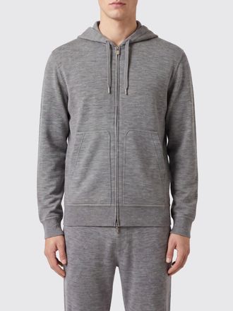 Brunello Cucinelli Felpa con cappuccio e zip in cashmere e seta