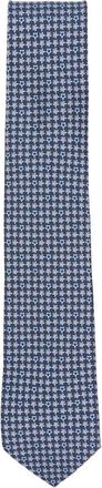 Ferragamo Navy Blue Ricca Printed Tie