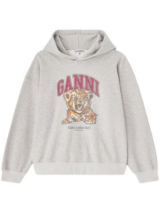 Ganni Sweatshirt With Logo