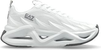 Emporio Armani Logo Sportschoenen - Dames - Schoenen - Wit - Maat: 35 EU Synthetisch