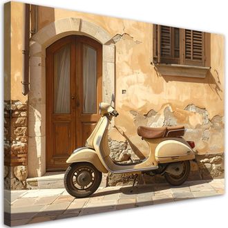 Feeby Impresi&oacute;n De Imagen, Scooter Vespa Toscana, 100x70