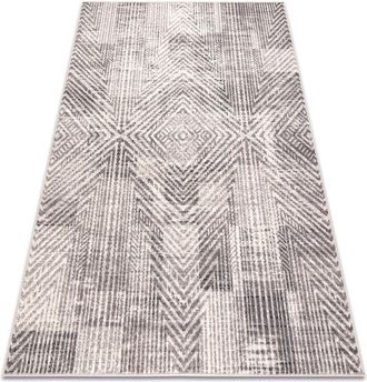 RugsX Rugsx - Carpet Wool angel 7890 / 52042 Chevron, herringbone beige / grey beige 120x170 cm