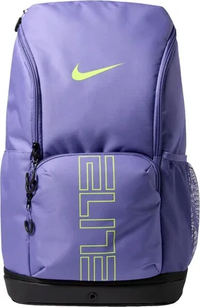 Nike 32L Varsity Elite Backpack Dusty Amethyst Black Volt HM9965-527