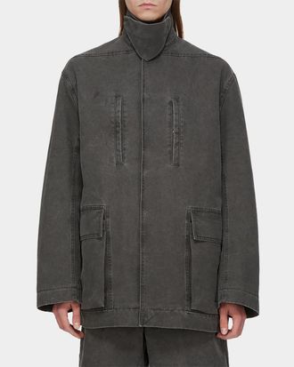 Rick Owens Denim Oversized Jacket