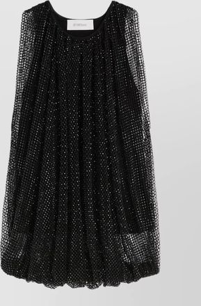 Sportmax sleeveless sequin top sheer overlay