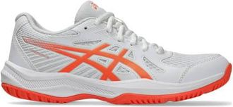Asics Upcourt 6 zaalsportschoenen wit/oranje