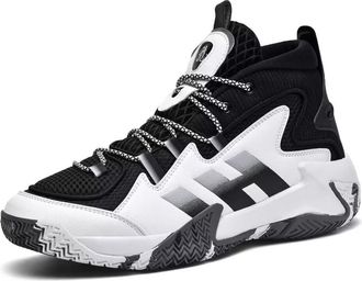 Generic Mens Oversized Basketball Shoes are Lightweight Non Slip Rebound Casual Sports Fitness Training Walking Boots Walking Shoes(Black,12.5 UK)