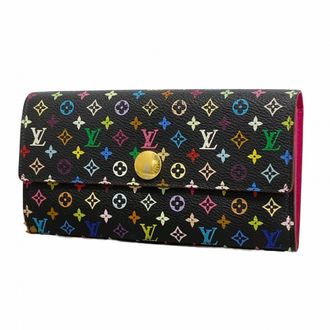 Louis Vuitton Grenade Noir Long Wallet (Bi-Fold) (Pre-Owned)
