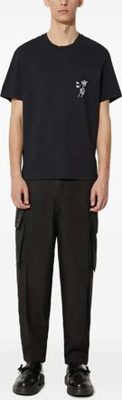 Neil Barrett cargo-pocket trousers - men - Fabric - 50 - Black