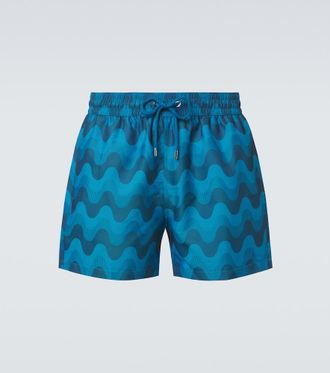 Frescobol Carioca Rio printed swim trunks