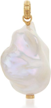 Monica Vinader Large Baroque Pearl Pendant Charm in 18Ct Gold Vermeil/silver at Nordstrom