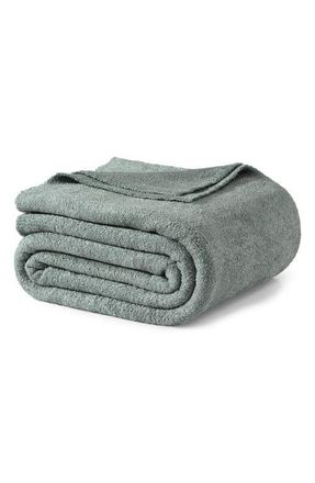 Sunday Citizen Cloud Silque Double Layered Blanket in Slate Grey at Nordstrom, Size King